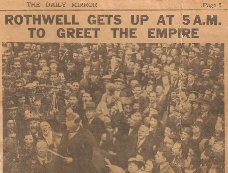 The Rowell Fair - Daily Mirror Newspaper excerpt