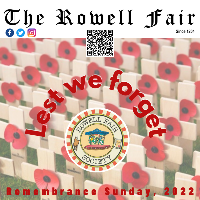 Read more about the article “Lest We Forget” – Remembrance Sunday 2022