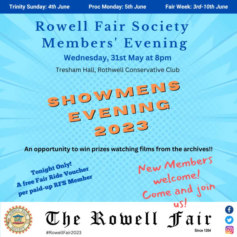 Read more about the article Members’ Evening – Showmen & Families