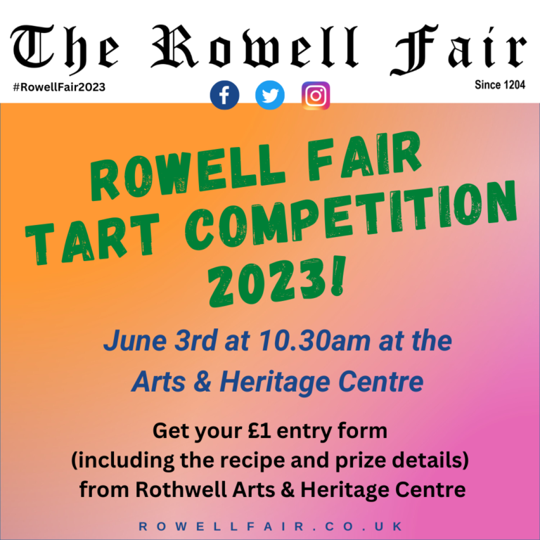 Read more about the article The Rowell Fair Tart Competition 2023