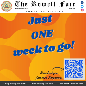 Read more about the article ONE week to go!