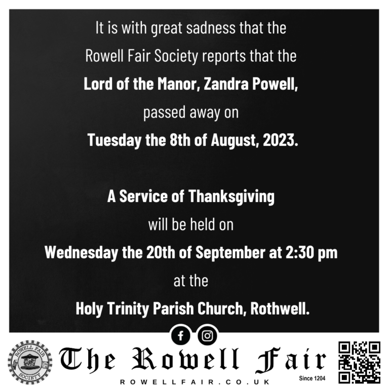Read more about the article Zandra Powell, Lord of the Manor has died
