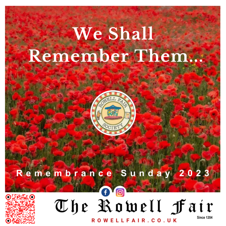 Read more about the article “We Will Remember Them” – Remembrance Sunday, 2023
