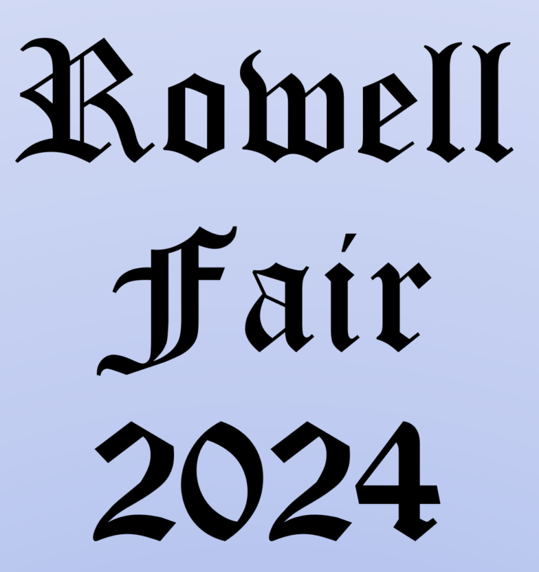 Read more about the article Rowell Fair 2024 – One Week to Go!