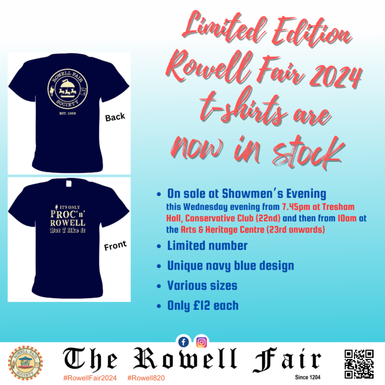 Read more about the article Rowell Fair T-Shirts 2024