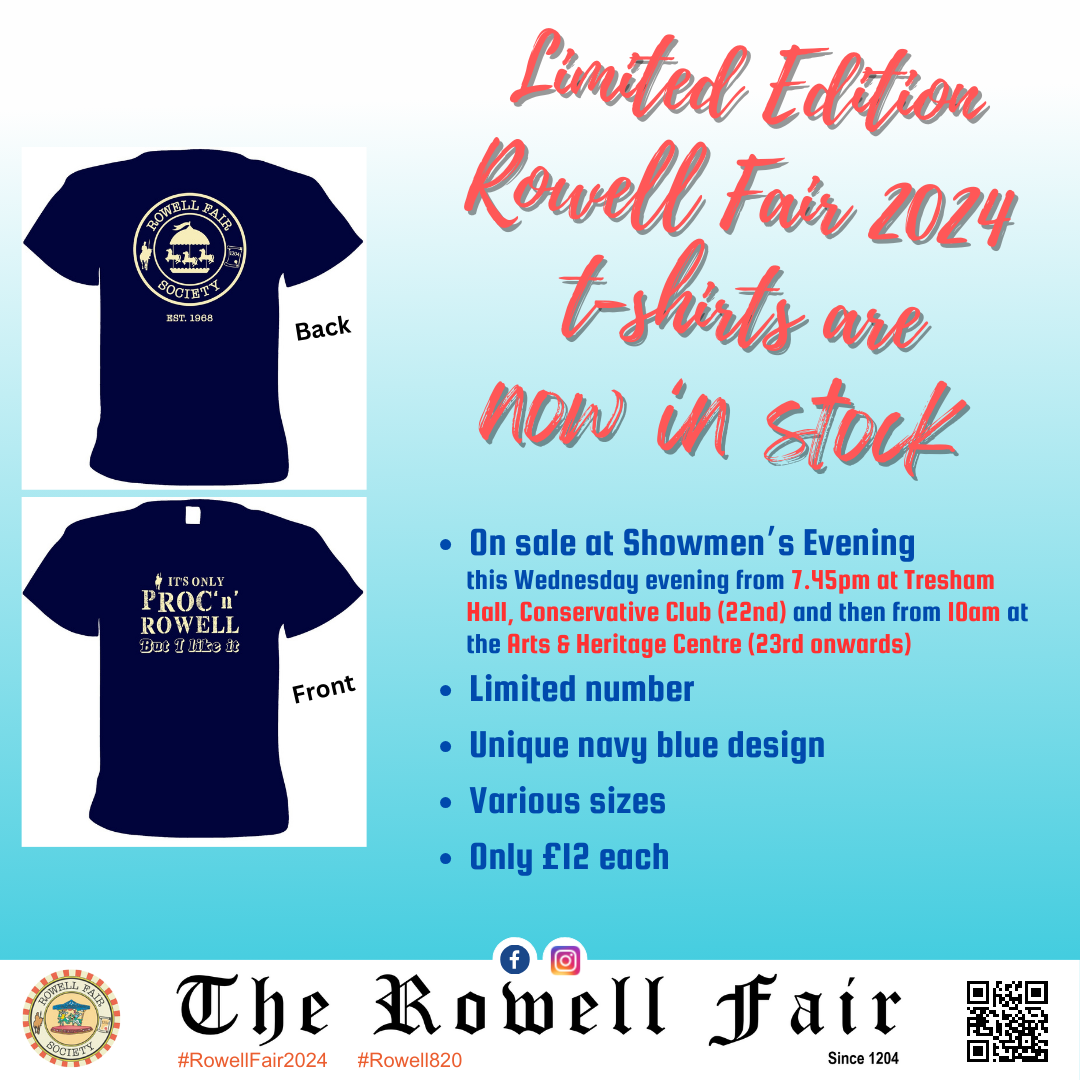 You are currently viewing Rowell Fair T-Shirts 2024