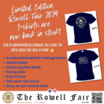 Rowell Fair 2024 Limited Edition T-Shirts for Sale