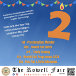 Rowell Fair Website celebrates its second birthday