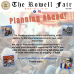 Rowell Fair Society is looking for Entertainers for 2025