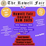 Rowell Fair AGM 2025 - Four weeks to go!