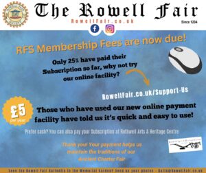Read more about the article RFS Annual Membership Fees are due