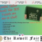 Rowell Fair Society announces the Limited Edition T-Shirts for Rowell Fair 2025!