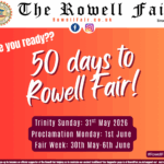 Rowell Fair 2026 - The Countdown has begun. 50 days to go!