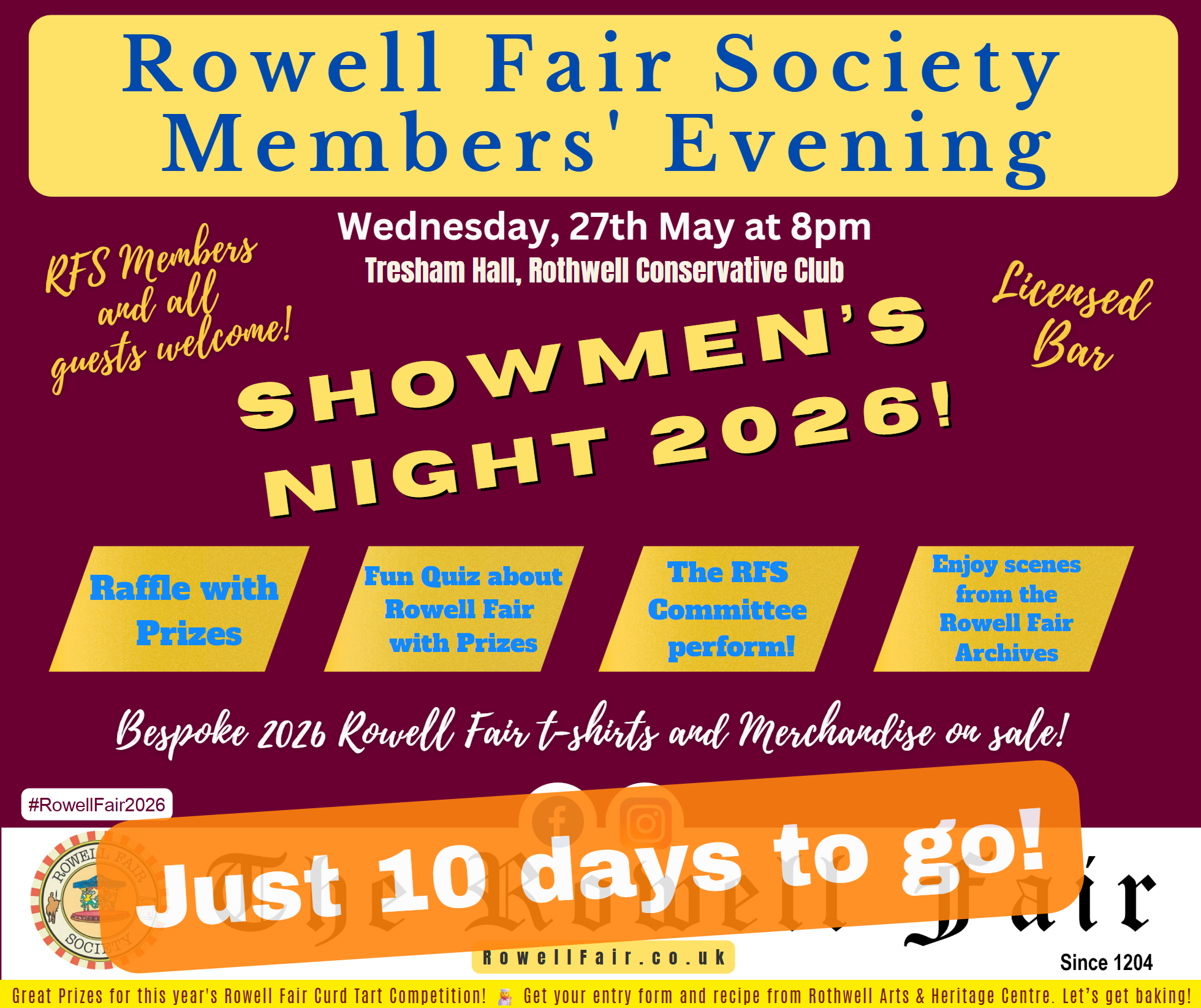 You are currently viewing Just 10 Days to Go! – Showmen’s Night 2026