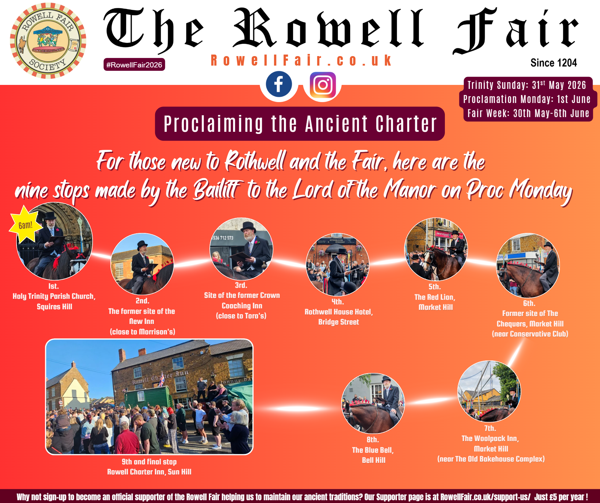 You are currently viewing 1st June 2026: Proclamation Monday – The Readings