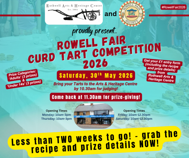 Read more about the article Less than TWO weeks to go! Rowell Fair Curd Tart Competition 2026