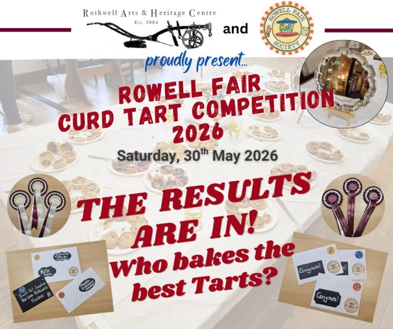 Read more about the article Rowell Fair Curd Tart Competition 2026 – The results are in!!