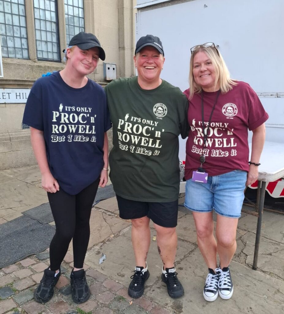 Lexie Sturgess, Nichola Hill and Karen Edwards bringing an added splash of colour to Rowell Fair!