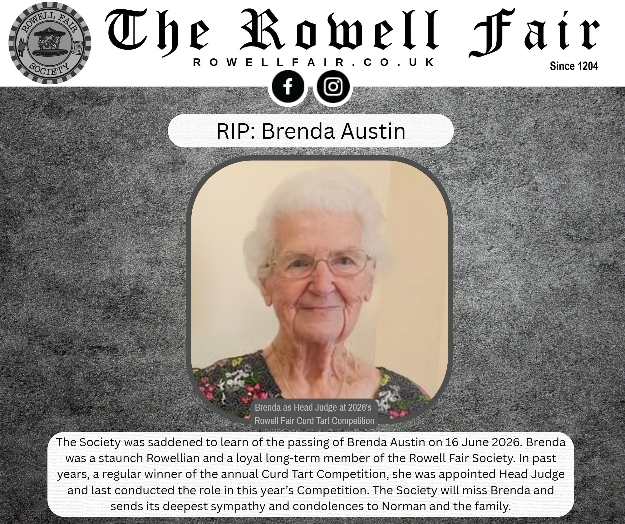 You are currently viewing RIP: Brenda Austin