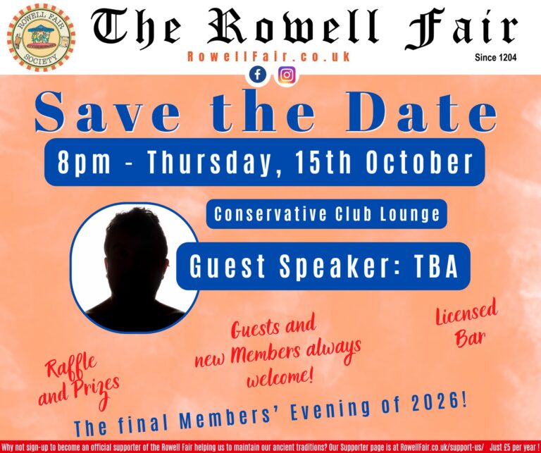Read more about the article Members’ Evening – Save the Date!
