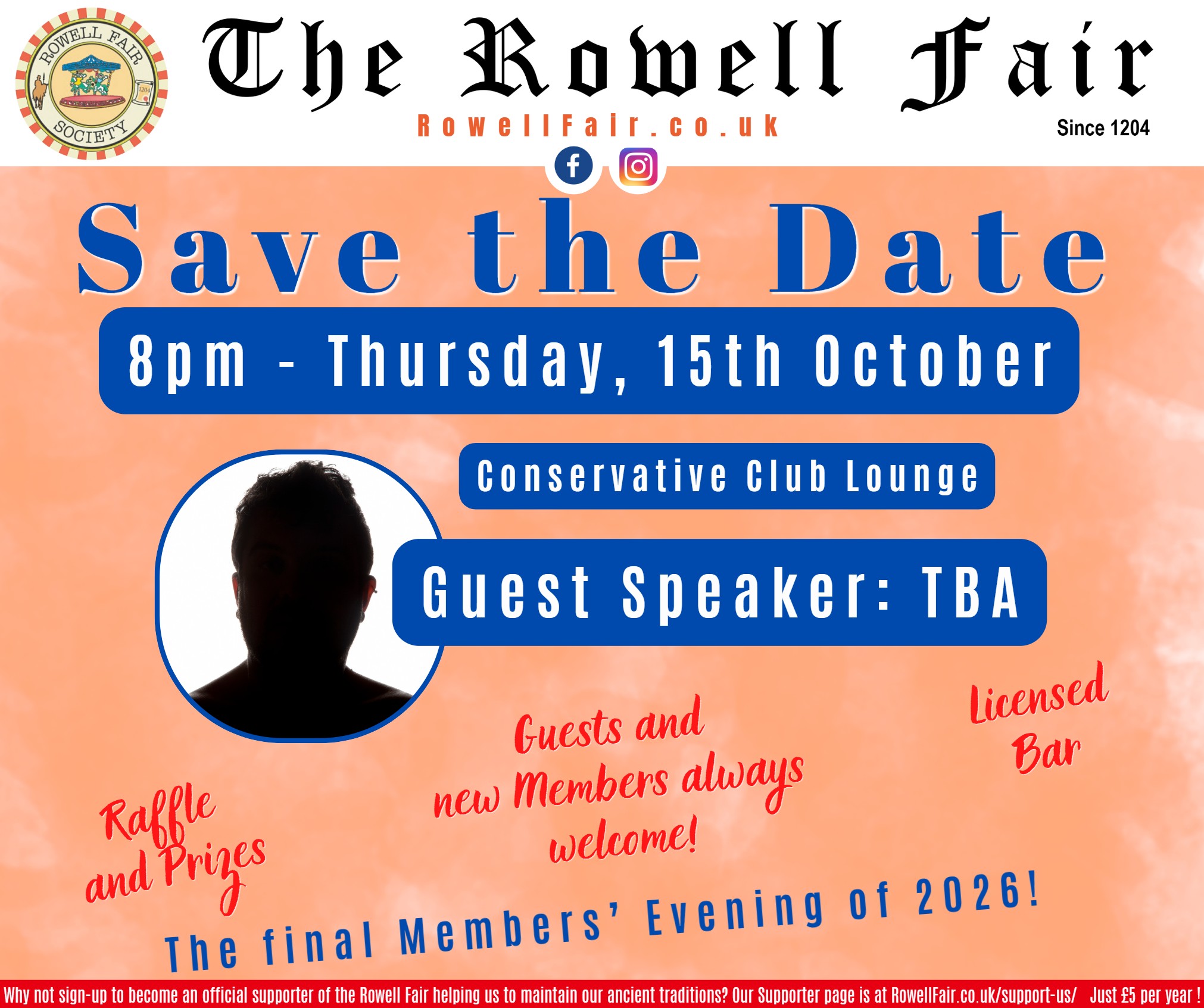 You are currently viewing Members’ Evening – Save the Date!